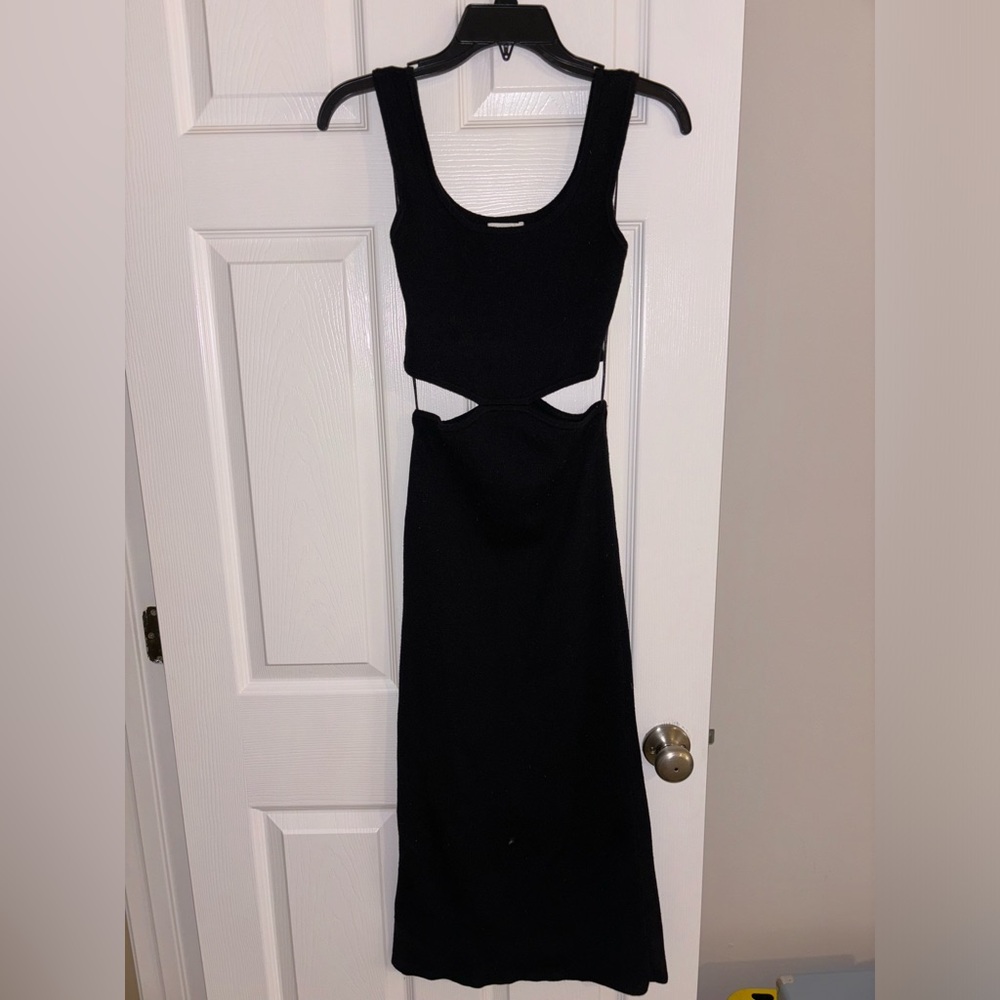 Mabel Midi Sweater Dress with Cut Outs